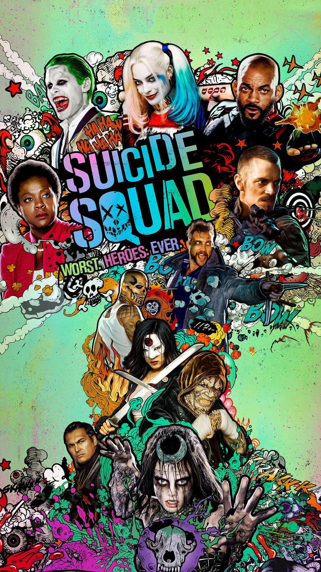 Suicide Squad Movie Cast in Action