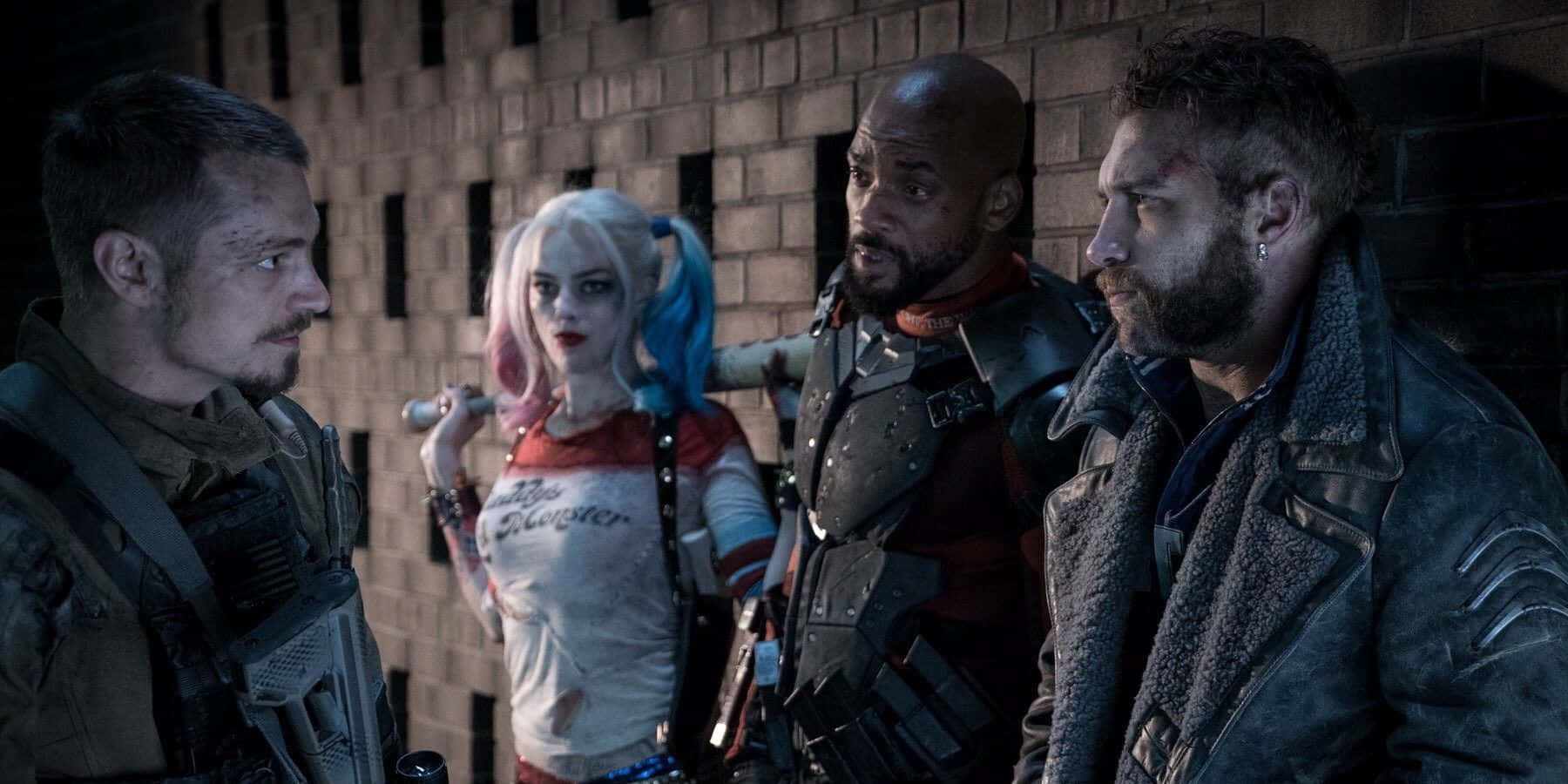 Suicide Squad Team Nachtmissie Achtergrond