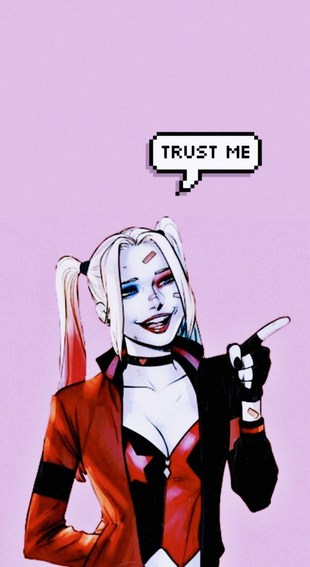 "Trust me!" - Harley Quinn Wallpaper