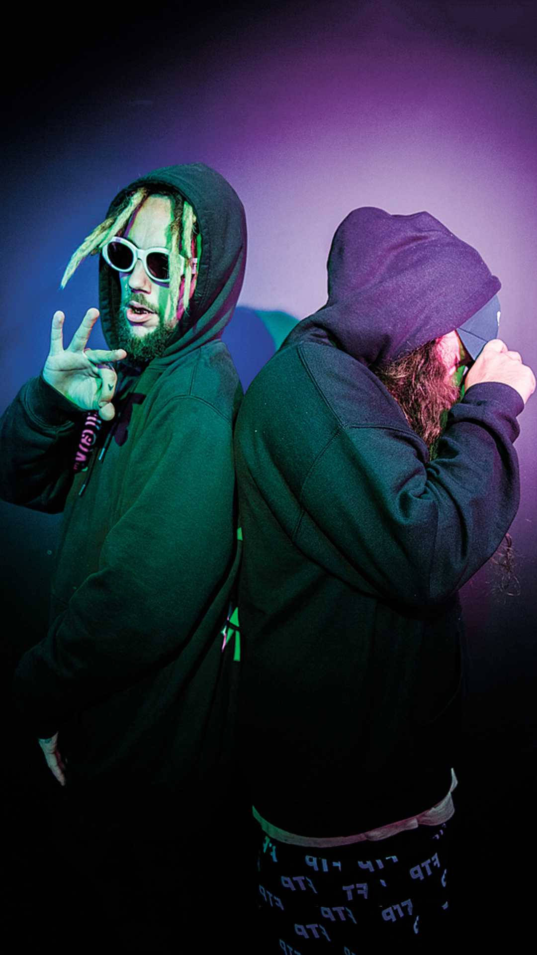 Suicideboys Duo In Black Jacket Wallpaper