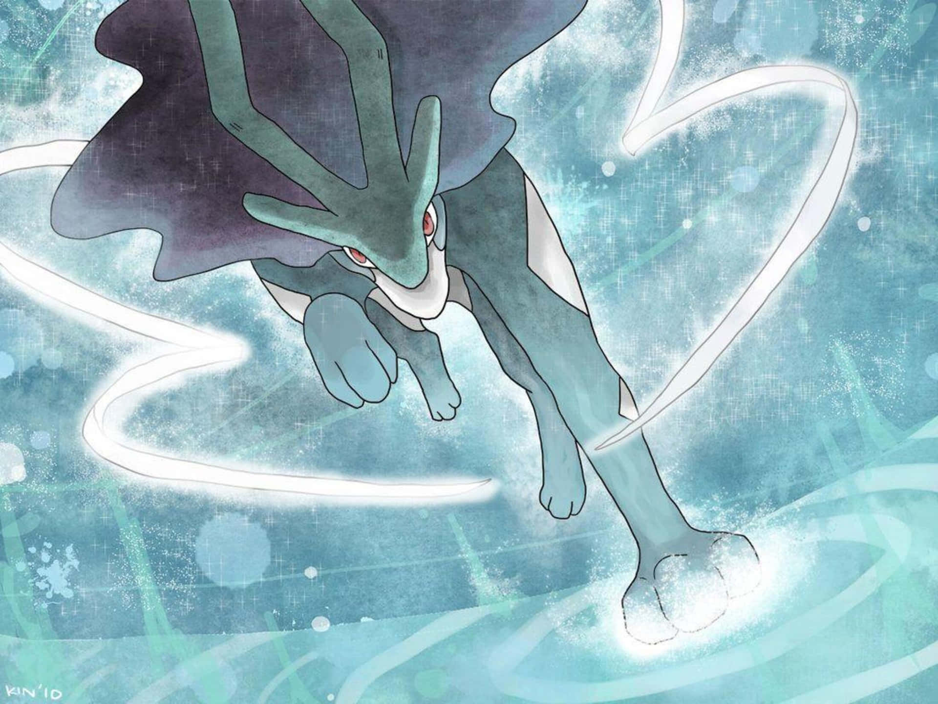 Suicune Charged Energy Wallpaper