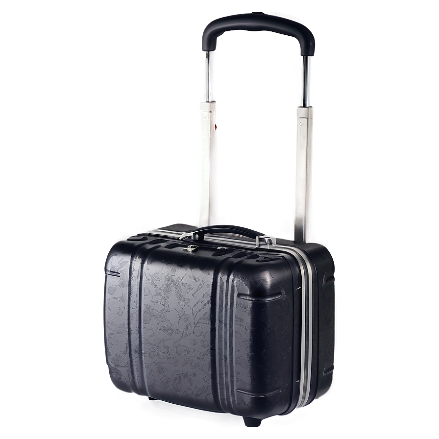 Suitcase With Telescopic Handle Png Rwb PNG