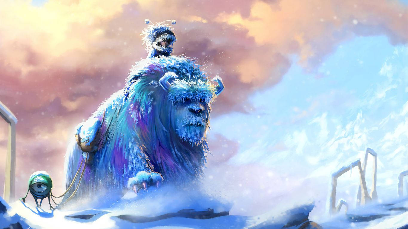 Sulley And Mike Adventure Wallpaper
