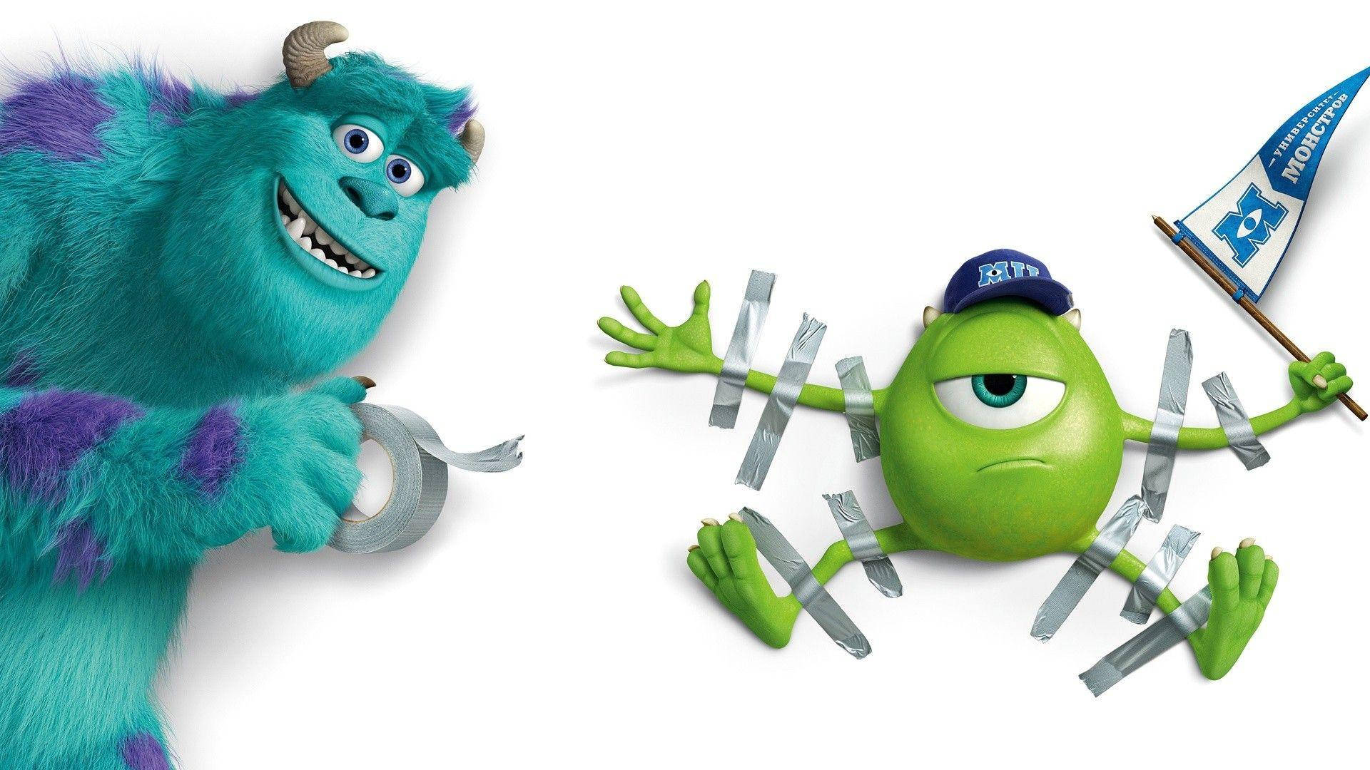 Sulley And Mike Besties Wallpaper
