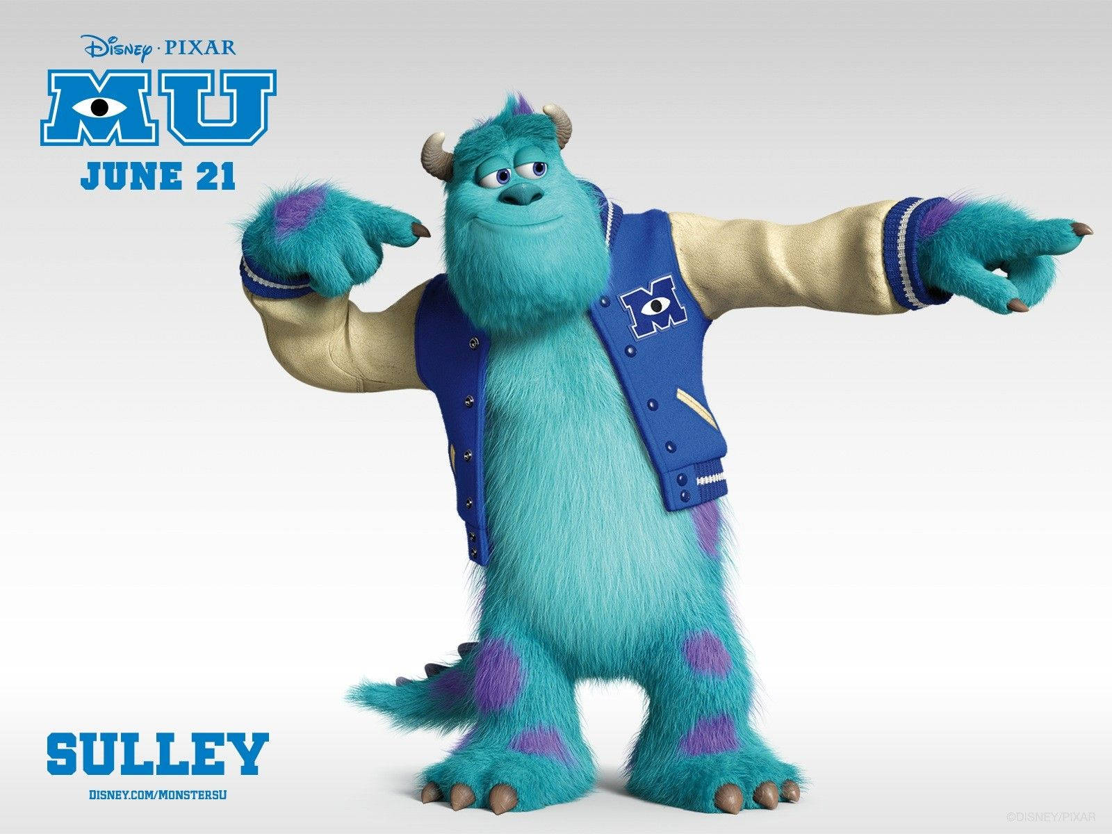 Sulley Disney Pixar MU Wallpaper