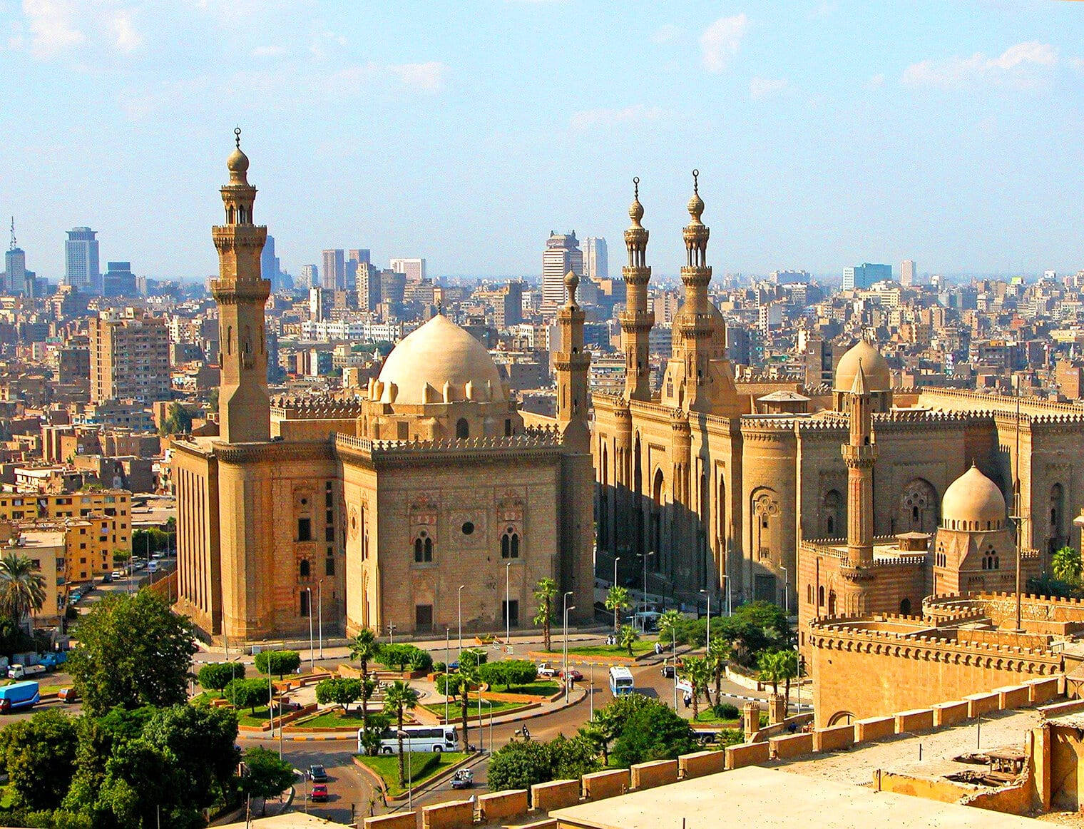 Mezquitade Sultán Hassan En El Cairo Fondo de pantalla