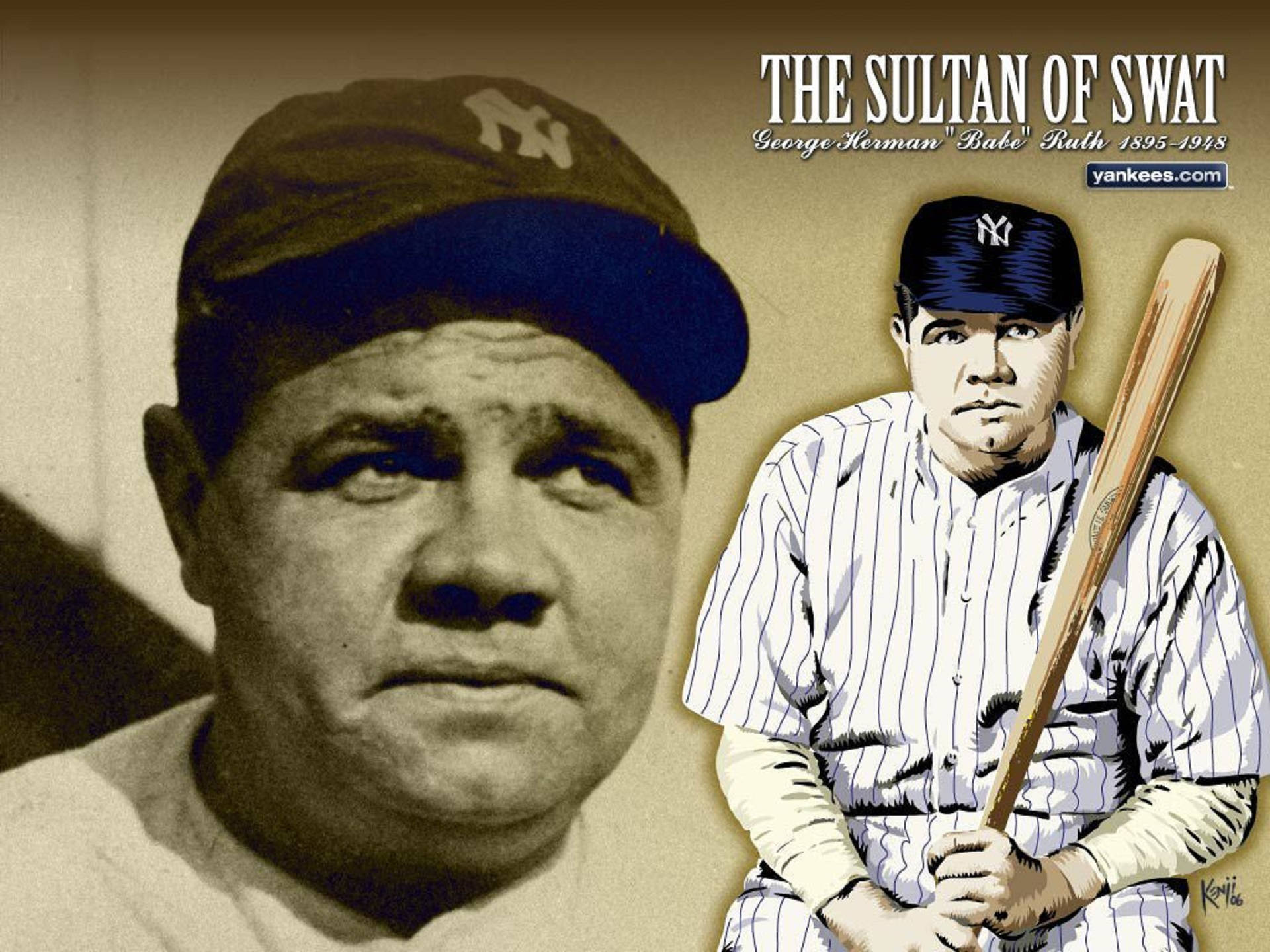 Sultan Of Swat Babe Ruth Wallpaper