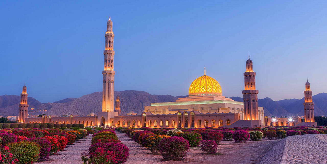 Sultanqaboos Große Moschee Oman Wallpaper