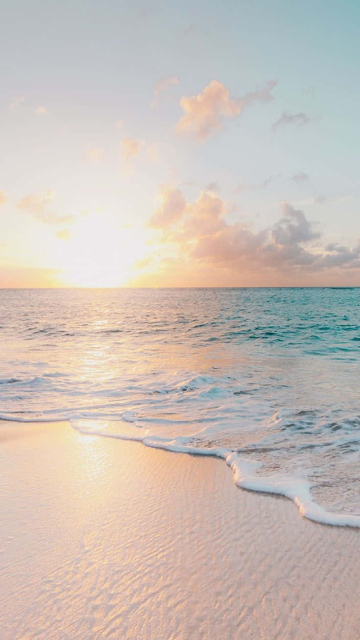 Capturala Ola Perfecta Con Un Verano En La Playa Para Iphone Fondo de pantalla