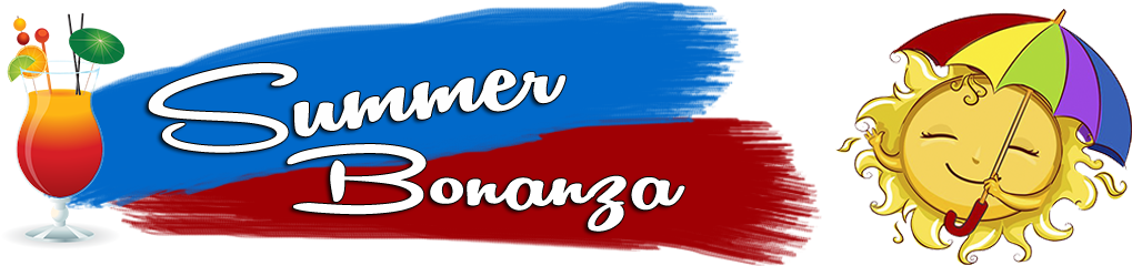 Summer Bonanza Event Banner PNG