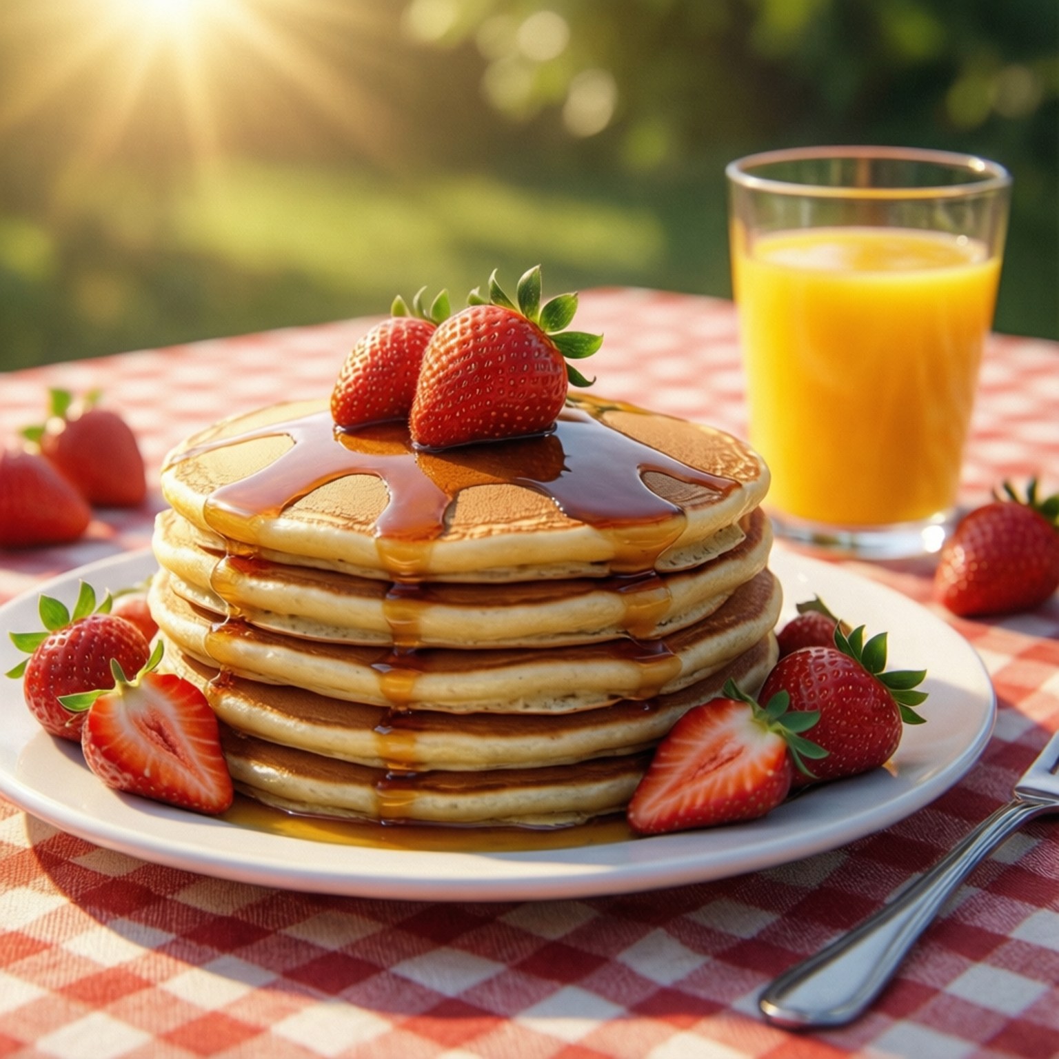 Sommerfrühstück Wallpaper