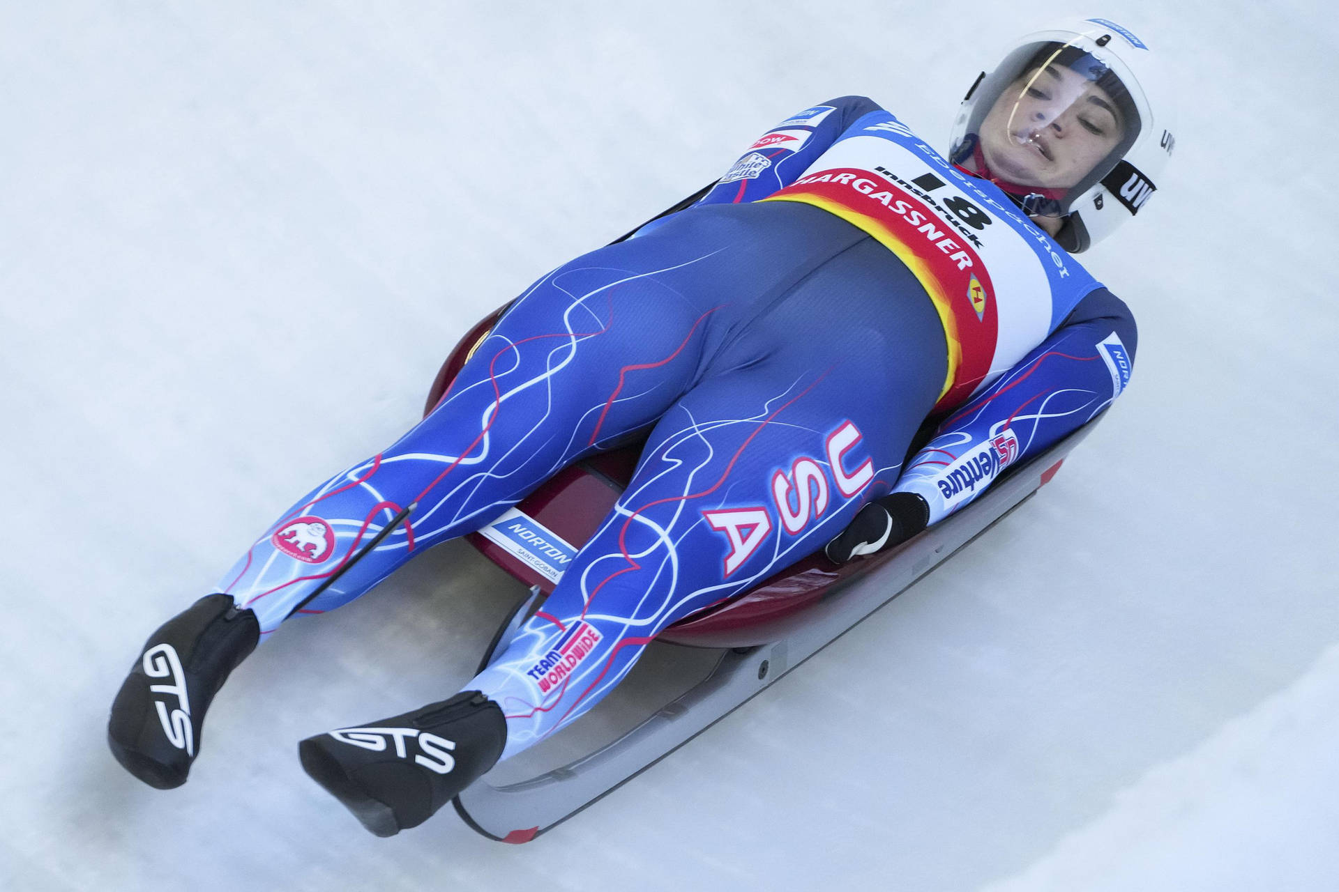 Summer Britcher At The Luge World Cup Background