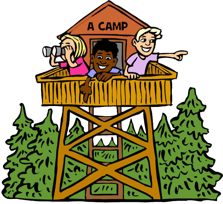 Summer Camp Watchtower Fun PNG