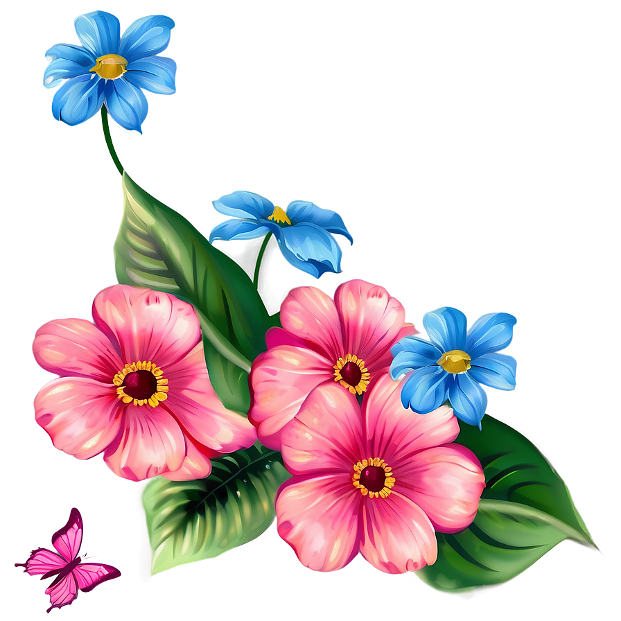 Summer Flower Transparent Art Png 05252024 PNG