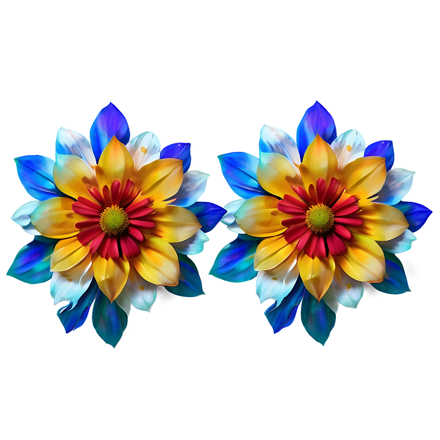 Summer Flower Transparent Art Png 3 PNG