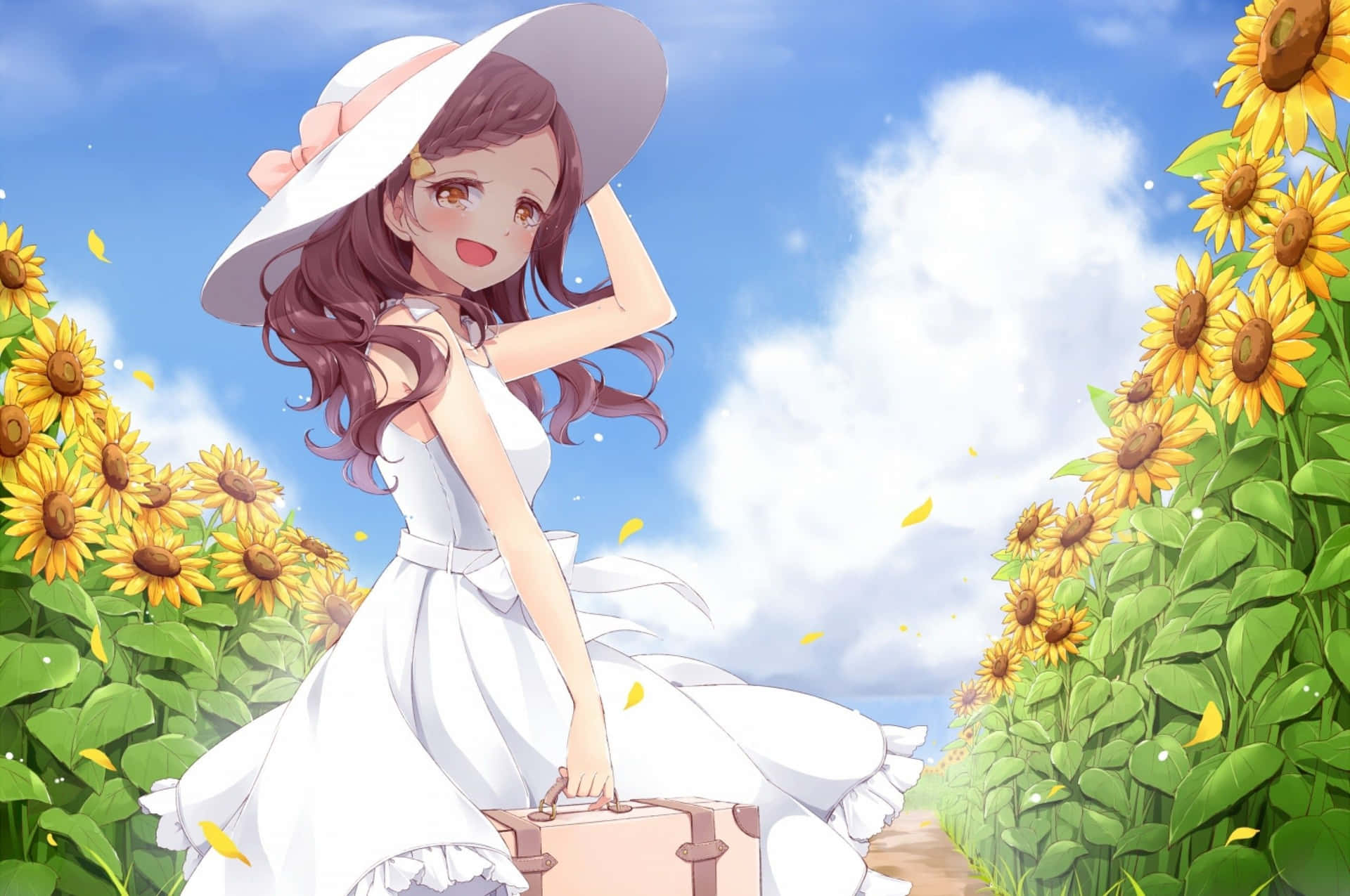 Summer Journey Anime Girl.jpg Wallpaper