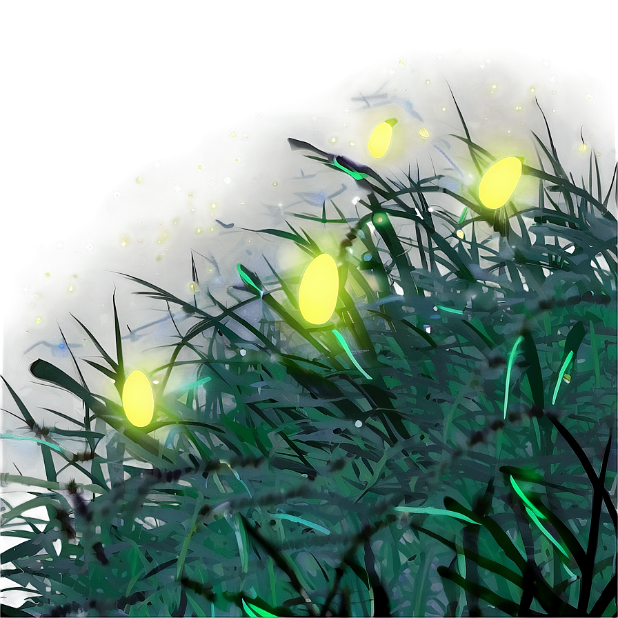 Summer Night Fireflies Png Hbi PNG