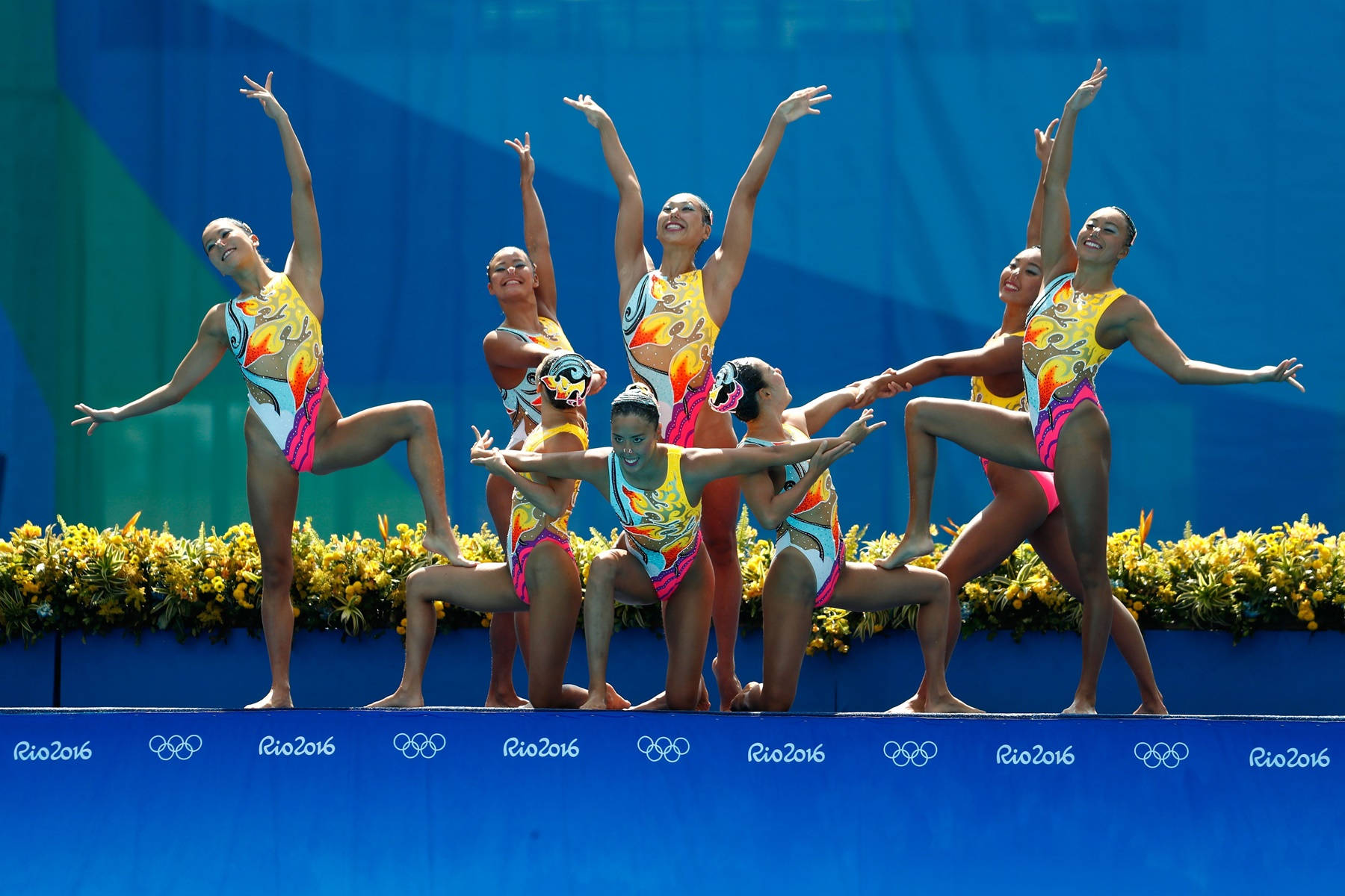 Juegosolímpicos De Verano Natación Sincronizada. Fondo de pantalla