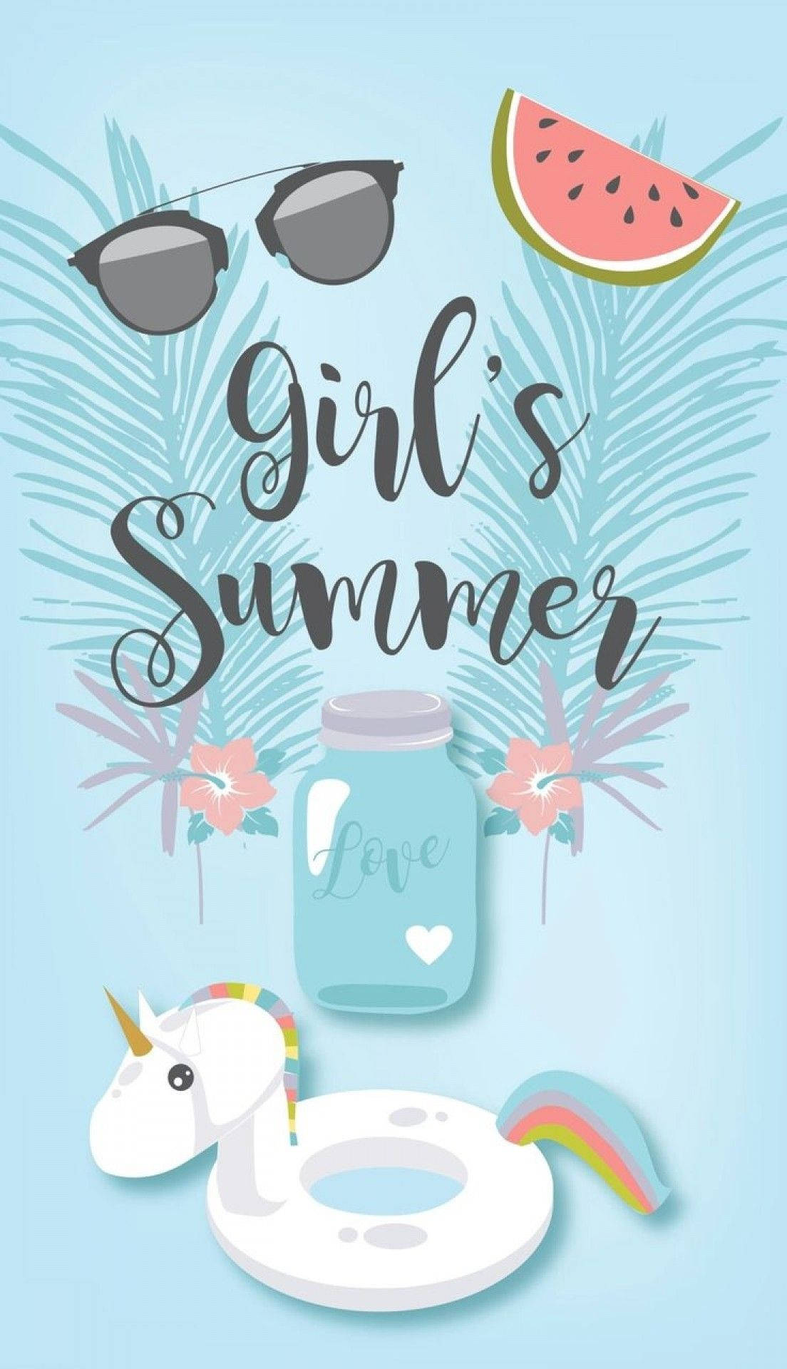 Summer Season Girls Summer Wallpaper
