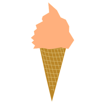 Summer Treat Ice Cream Cone PNG