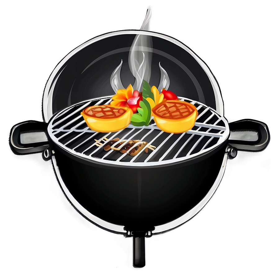 Summer Vibes Bbq Grill Png Wlu PNG