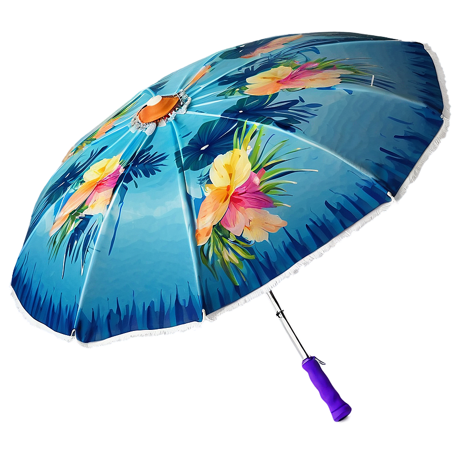 Summer Vibes Beach Umbrella Png 55 PNG