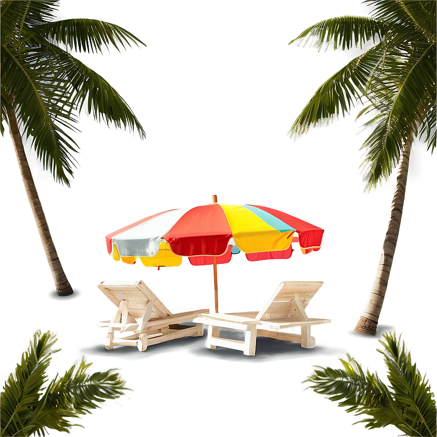 Summer Vibes Beach Umbrella Png Kyy9 PNG