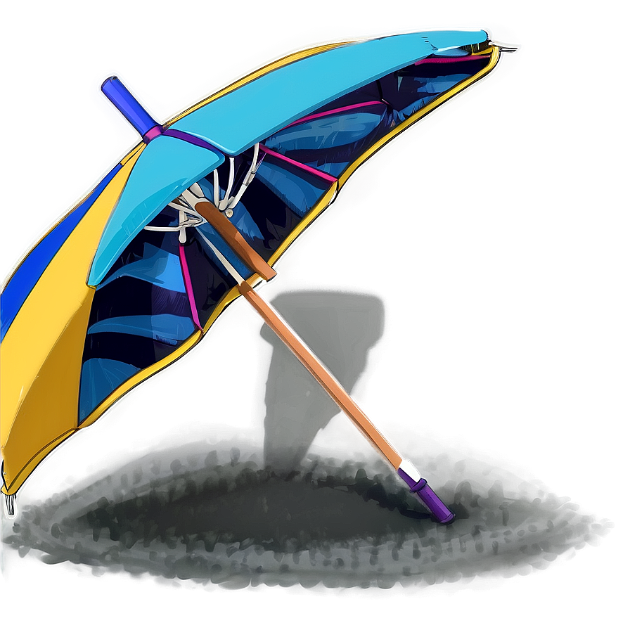 Summer Vibes Beach Umbrella Png Oky PNG