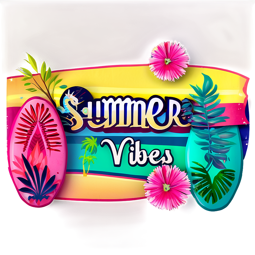 Summer Vibes C PNG