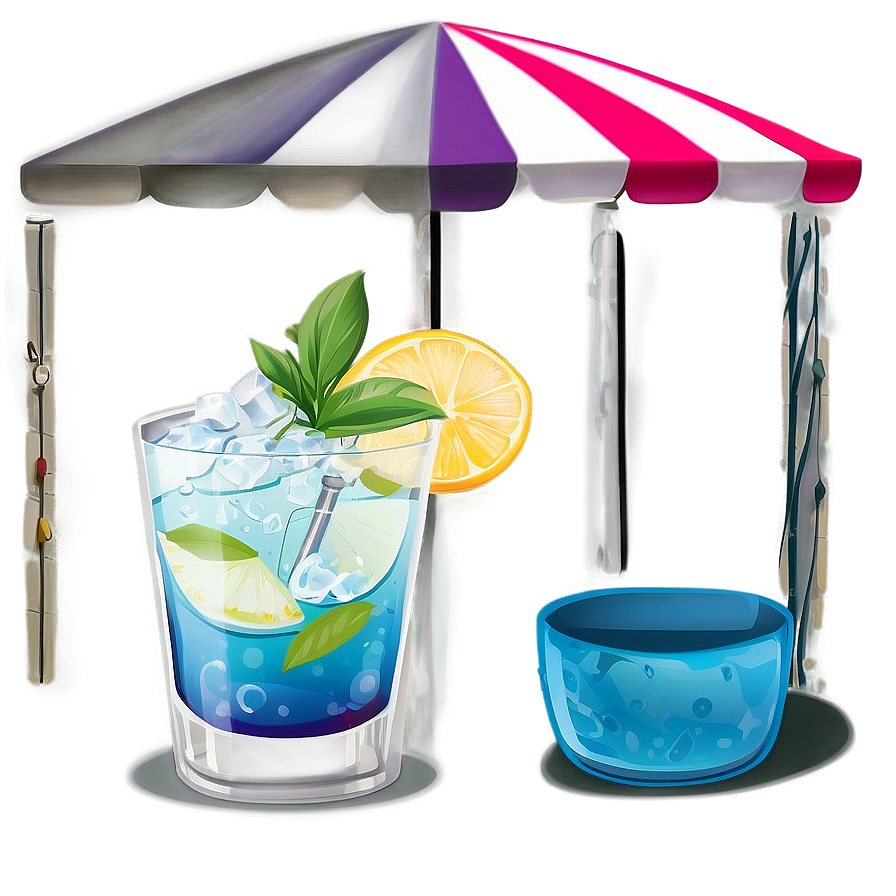 Summer Vibes Cocktail Png Dkx2 PNG