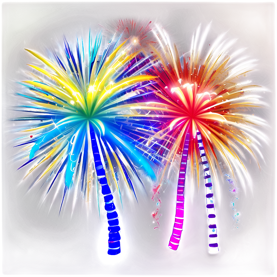 Summer Vibes Fireworks Png Psm PNG