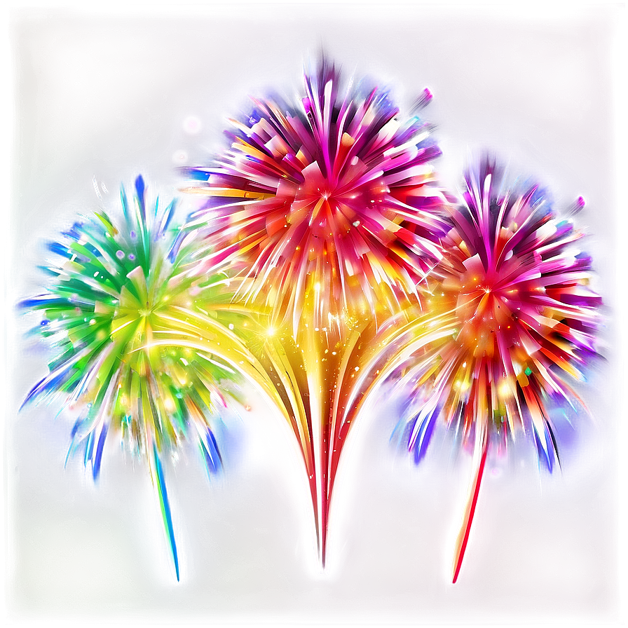 Summer Vibes Fireworks Png Uhq PNG