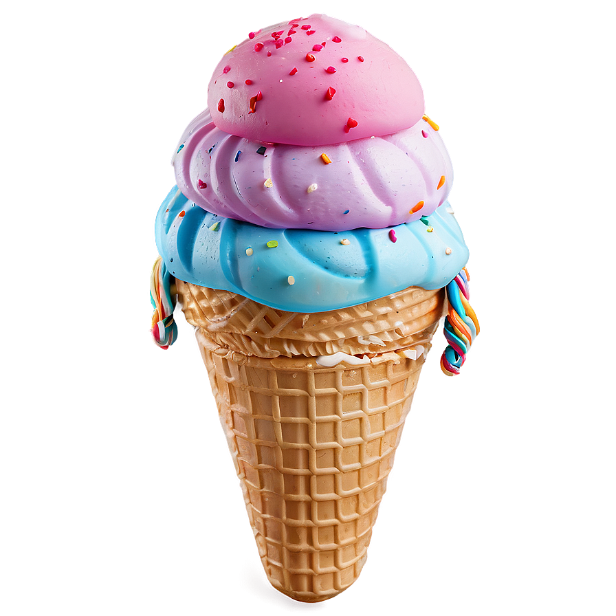 Summer Vibes Ice Cream Cone Png Qjy51 PNG