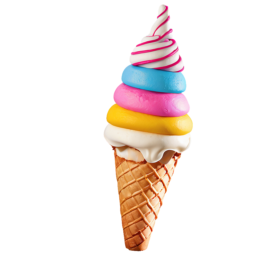 Summer Vibes Ice Cream Cone Png Wqh59 PNG