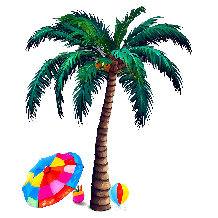 Summer Vibes Palm Tree Png Pau PNG