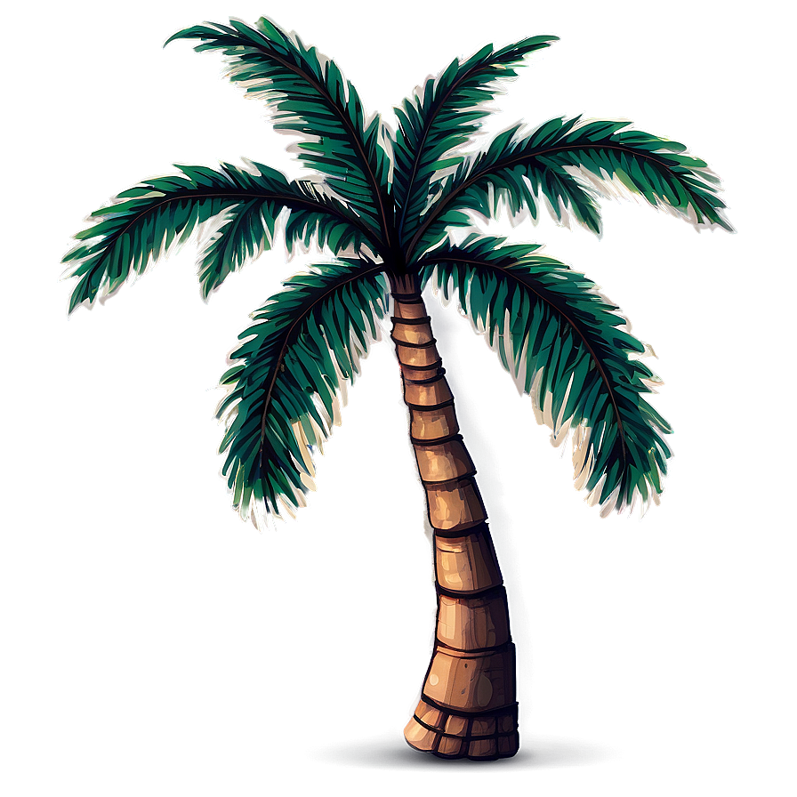 Summer Vibes Palm Tree Png Uji PNG