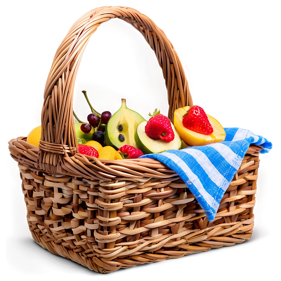 Summer Vibes Picnic Basket Png 89 PNG