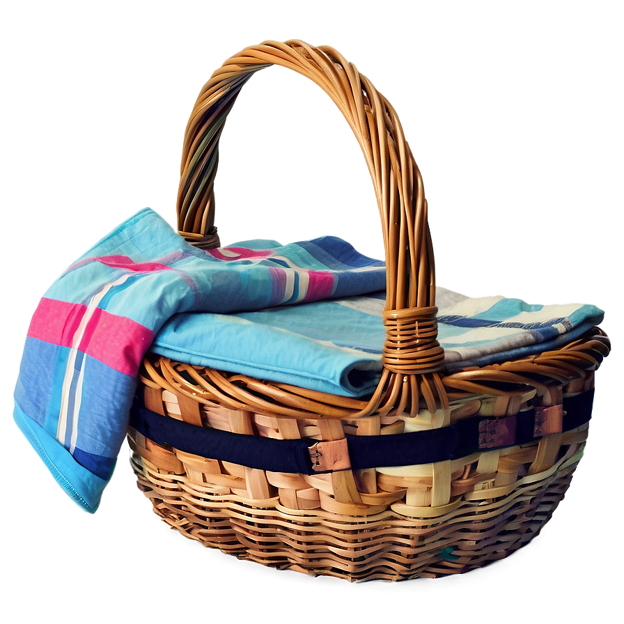 Summer Vibes Picnic Basket Png Nii32 PNG