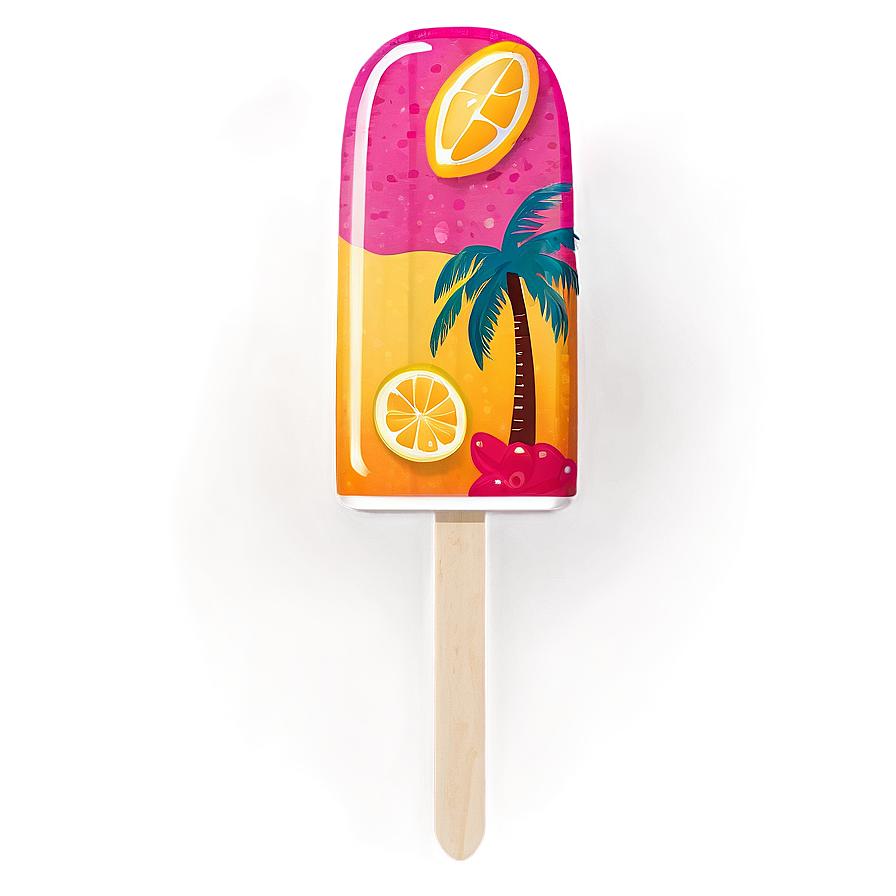 Summer Vibes Popsicle Png Diy PNG