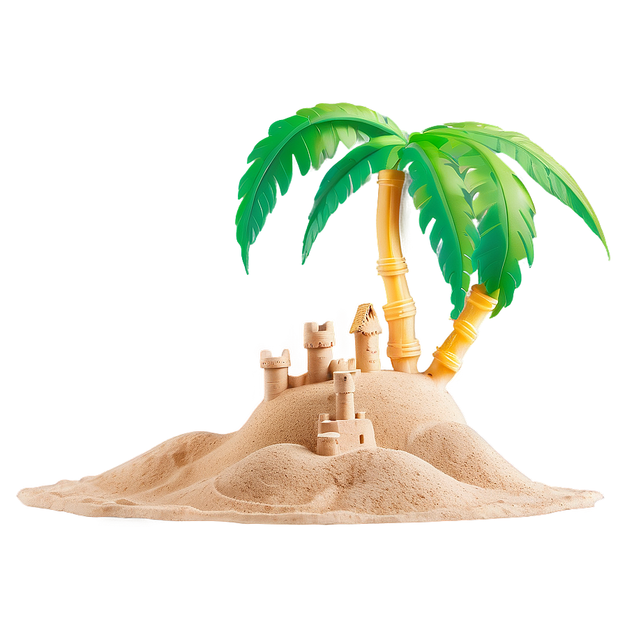 Summer Vibes Sand Castle Png 61 PNG