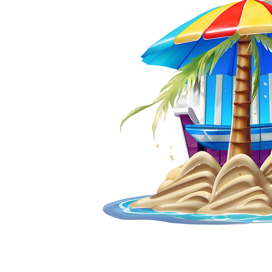 Summer Vibes Sand Castle Png Qin80 PNG