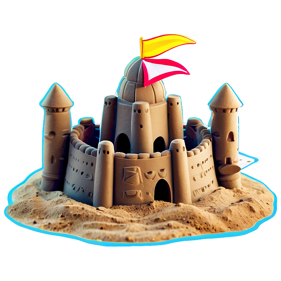 Summer Vibes Sand Castle Png Xxs PNG