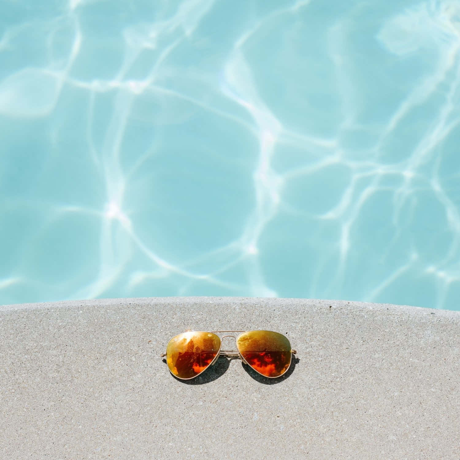 Summer Vibes_ Sunglasses Poolside.jpg Wallpaper