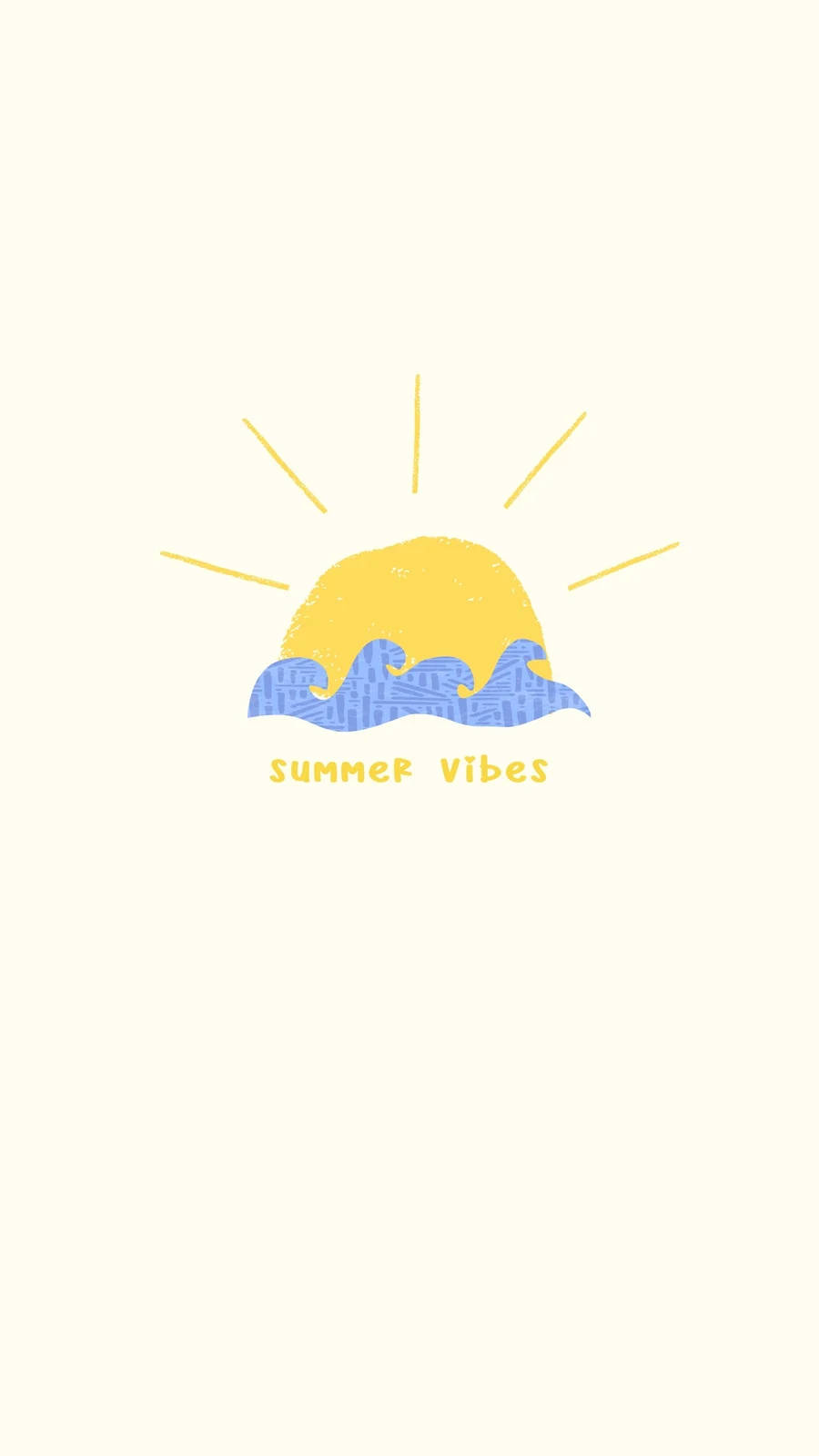 Sommer Vibes Solnedgang Sommer iPhone Wallpaper
