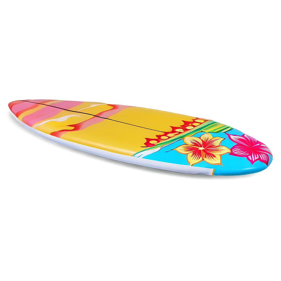 Summer Vibes Surfboard Png 24 PNG