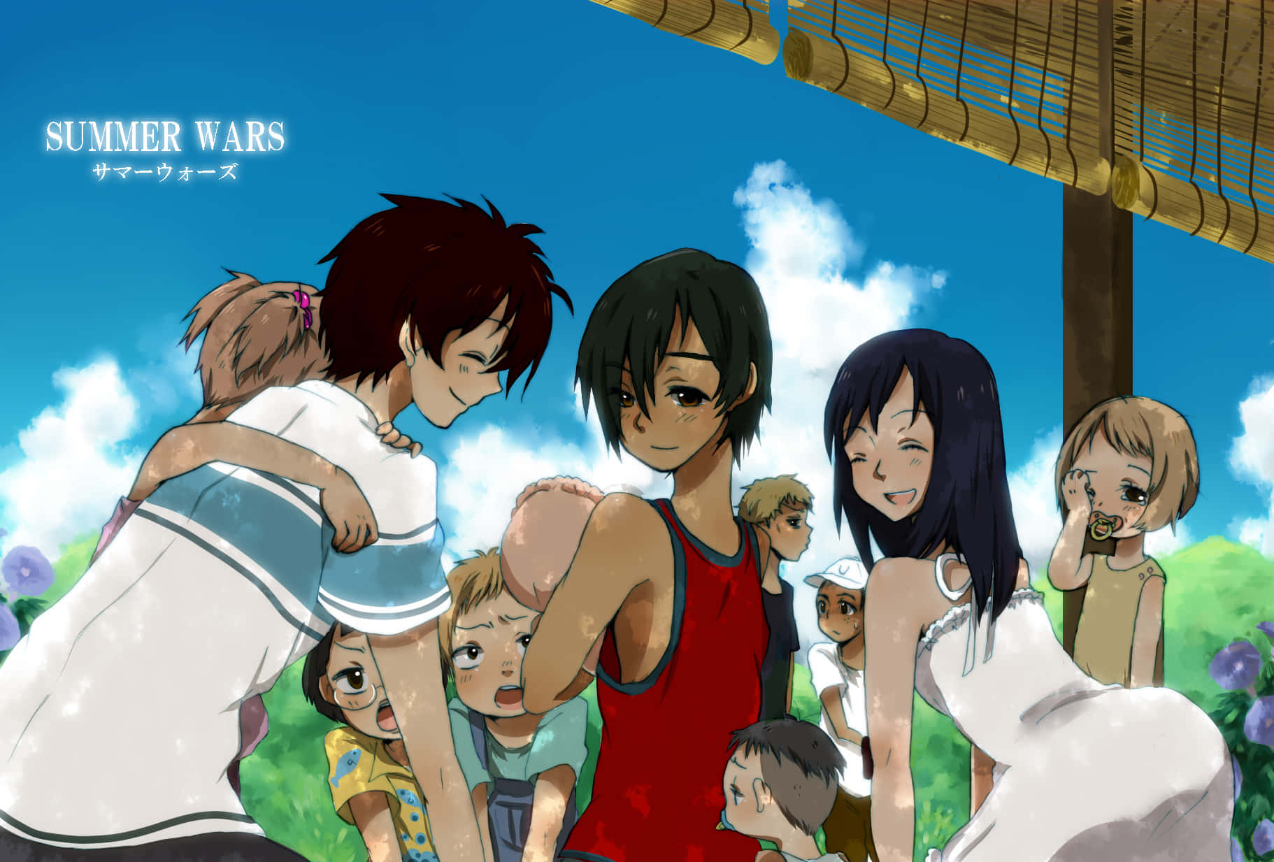 summer wars poster  Poster jepang Fotografi keluarga Film animasi