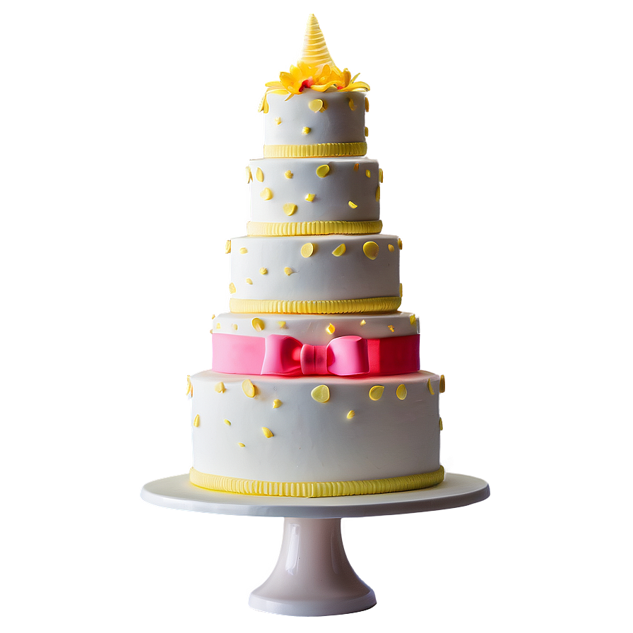 Summer Wedding Cake Png Iob82 PNG