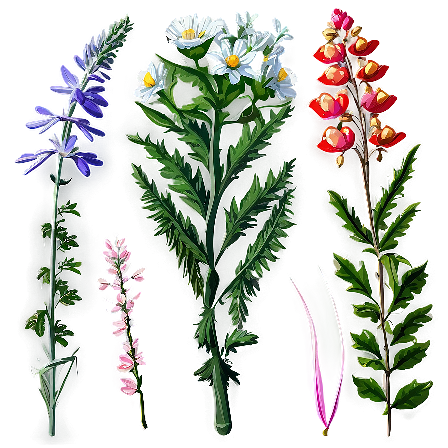 Summer Wildflowers Png Xws38 PNG