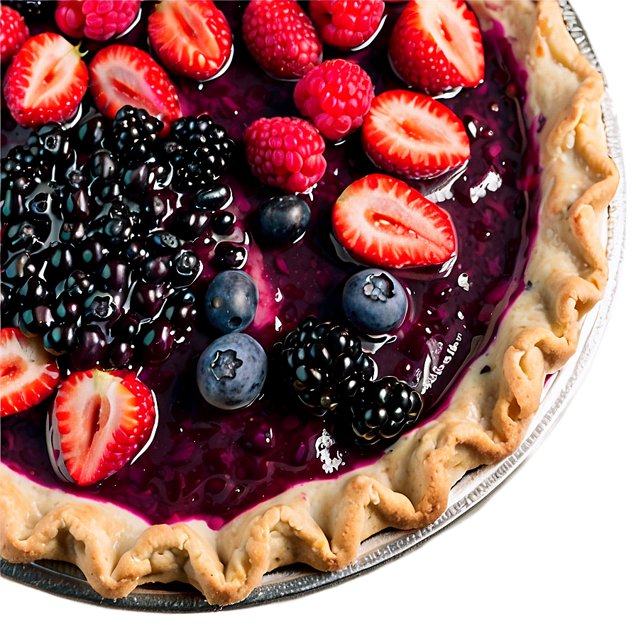 Summery Mixed Berry Pie Png 55 PNG