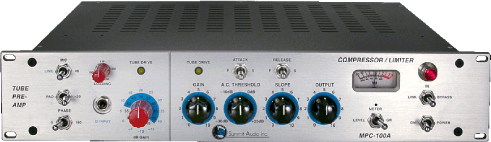 Summit Audio M P C100 A Compressor Limiter PNG